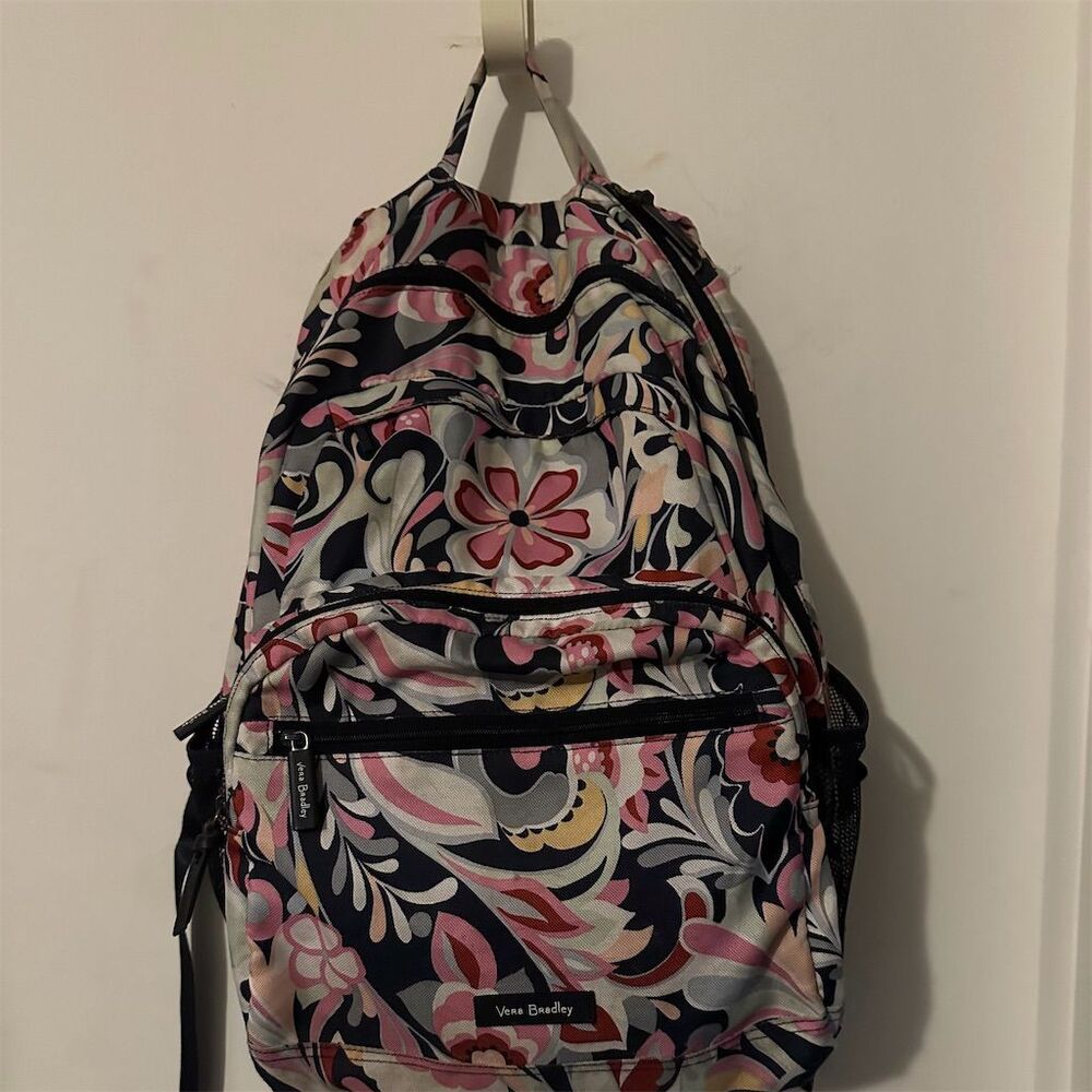 Vera Bradley Large Backpack Mod Paisley Multicolor Casual Unisex